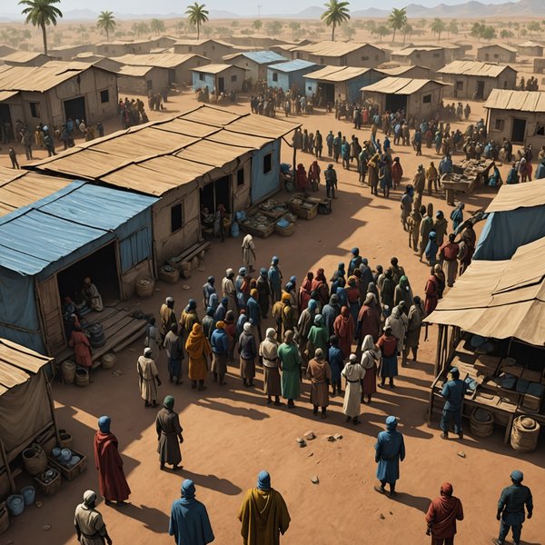 Comment un jeu de stratégie peut-il simuler la gestion d'une crise humanitaire pour sensibiliser les joueurs?